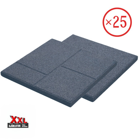 XL ReFlex Step 2in1 gumilap csomag, 3x40x40 cm, szürke – 25 db / 4 m²
