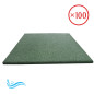 ReFlex medence alátét gumilapcsomag, zöld, 2 cm – 100 db / 25 m²