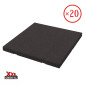 XL ReFlex Playzone40 gumilap csomag, 4x50x50 cm, fekete – 20 db / 5 m²