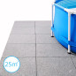 ReFlex medence alátét gumilapcsomag, homok szín, 3 cm – 100 db / 25 m²
