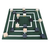 Gumilap malom játék ReFlex - 4x100x100 cm zöld