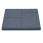 XL ReFlex Step 2in1 gumilap csomag, 3x40x40 cm, szürke – 25 db / 4 m²