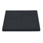 XXL ReFlex Step 2in1 gumilap csomag, 3x40x40 cm, fekete – 75 db / 12 m²
