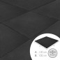 Reflex Gym Pro40 gumilap - 4x100x100 cm, fekete